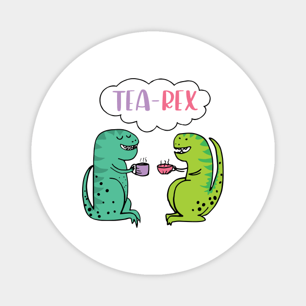 Tea-Rex Magnet by SWON Design